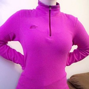north face half zip up
